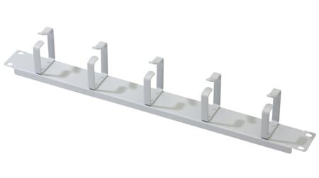 DN-97601 Digitus Grey Steel Cable Management Panel, 1U, 48.2 x 4.4 x 7.4cm