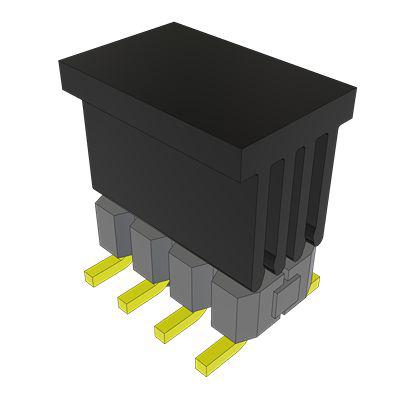 TSM-104-01-S-DV-A-P-TR Samtec TSM Series Vertical Surface Mount PCB Header, 8 Contact(s), 2.54mm Pitch, 2 Row(s), Unshrouded