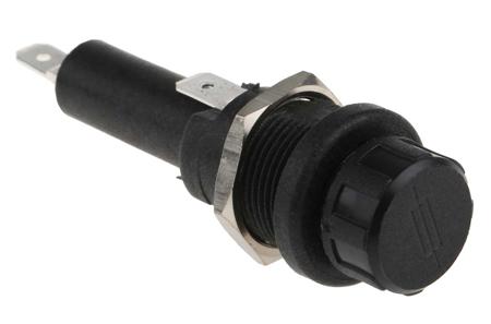 FX0416 Bulgin 13A Panel Mount Fuse Holder for 6.3 x 25mm Fuse, 1P, 250V ac