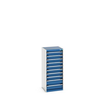 40010123.11V Bott 10 Cabinet, Steel, 1200mm x 525mm x 525mm, Blue, Light Grey