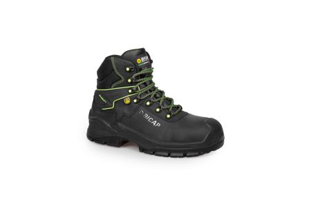 PS60718-6D-K-4-S3-SRC-ESD-41 Bicap Raider Mid Unisex Black Composite Toe Capped Safety Shoes, UK 7.5, EU 41