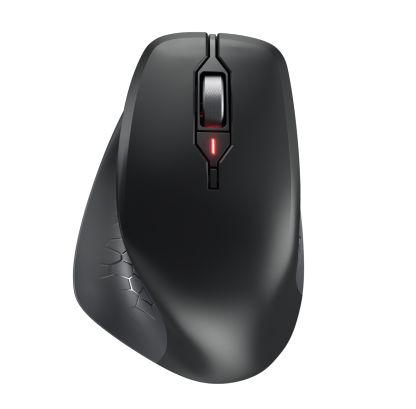 JW-8550-2 Cherry  6 Button Wireless Ergonomic Mouse Black