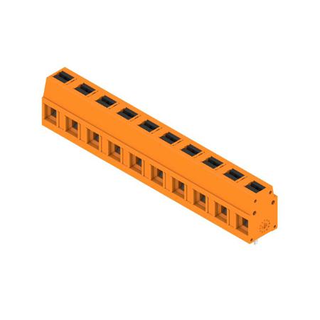 2787650000 Weidmüller  Series PCB Terminal Block, 10-Contact, 7.5mm Pitch, Push-In, 1-Row, Solder Termination