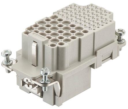 09380873101 Harting Power Connector Insert, 10A, Female, Han-Com Series, 87 Contacts
