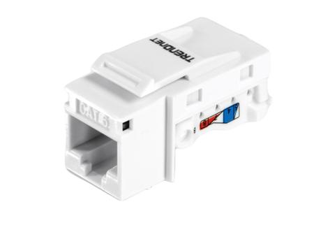 TC-K25C6 Trendnet TC Series Cat6 1 Port RJ45 Patch Panel 22mm White