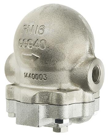 1458500 Spirax Sarco 14.6 bar Stainless Steel Ball Float Steam Trap, 3/4 in BSP