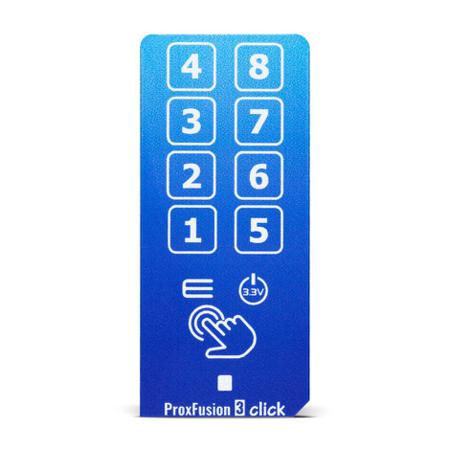 MIKROE-4469 MikroElektronika ProxFusion 3 Click Capacitive Touch Sensor MikroBus Click Board for IQS292A