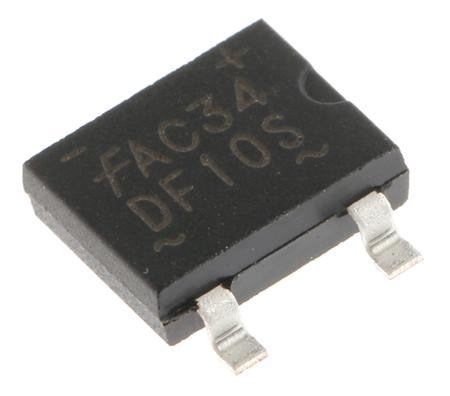 DF06S onsemi Bridge Rectifier, 1.5A, 600V, 4-Pin