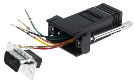818-659 RS Pro 9 Way D-sub Male, RJ11 Adapter, Unshielded