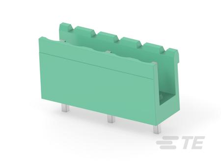 282827-3 TE Connectivity Buchanan Series PCB Terminal Block, 3-Contact, 10mm Pitch, Board Mount, 1-Row, Solder, Through Hole