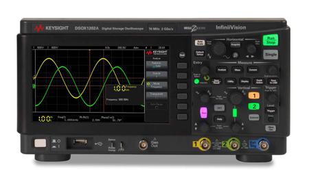 DSOX1202A Keysight Technologies  InfiniiVision 1000 X Series, 70MHz Bench Oscilloscope, 2 Analogue Channels