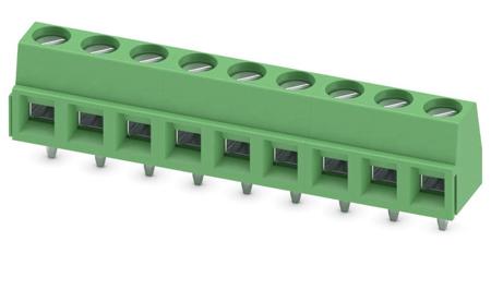1729199 Phoenix Contact MKDSN 1.5/ 9-5.08 Series PCB Terminal Block, 9-Contact, 5.08mm Pitch, Through Hole Mount, 1-Row, Screw