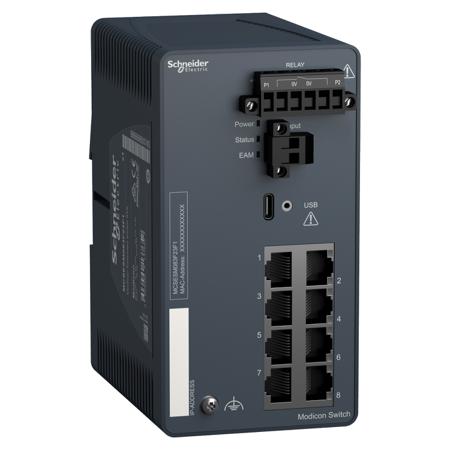 MCSESM083F23F1 Schneider Electric , Managed 8 Port Network Switch