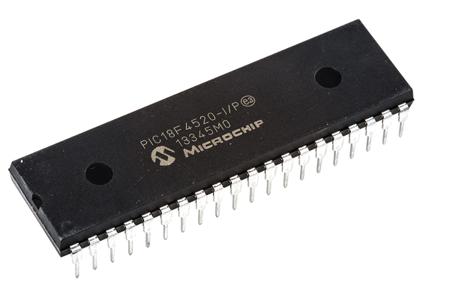 PIC18F4520-I-P Microchip PIC18F4520-I/P, 8bit PIC Microcontroller, 40MHz, 32 kB, 256 B Flash, 40-Pin PDIP