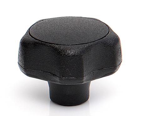284-5570 RS PRO Black Thermoplastic Multiple Lobes Clamping Knob, M5, Threaded Mount