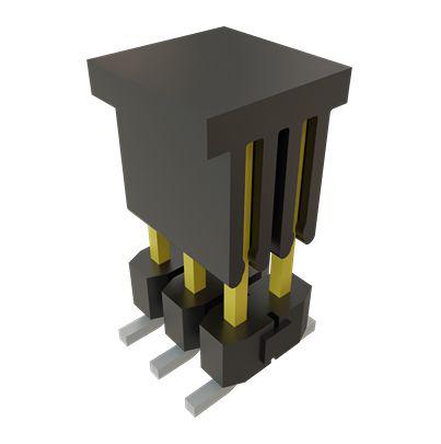 TSM-103-02-L-DV-A-P-TR Samtec TSM Series Vertical Surface Mount PCB Header, 6 Contact(s), 2.54mm Pitch, 2 Row(s), Unshrouded