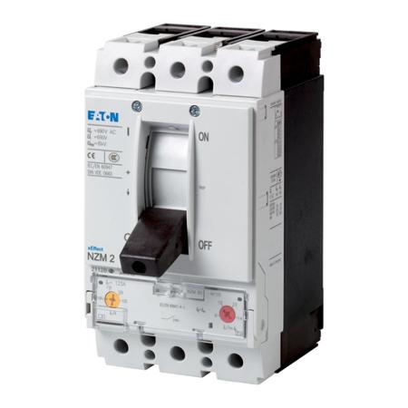 265716 NZMB2-M160 Eaton, Eaton Moeller NZM MCCB Molded Case Circuit Breaker 3P 160A, Breaking Capacity 18.5 kA, Fixed Mount