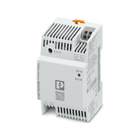 1170956 Phoenix Contact STEP3 Power Supply, 240V ac ac Input, 15V dc dc Output, 4A Output