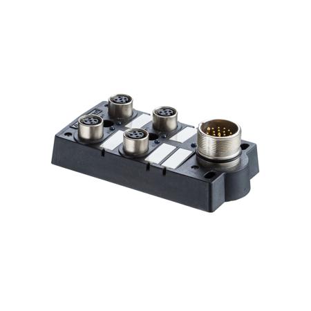 DB12-5A4M23-DPS7001 M Series M12 Distribution Box 4 Ports 4A