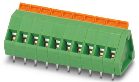 1906268 Phoenix Contact ZFKDSA 1.5-W-5.08- 4 Series PCB Terminal Block, 4-Contact, 5.08mm Pitch, Through Hole Mount, Spring