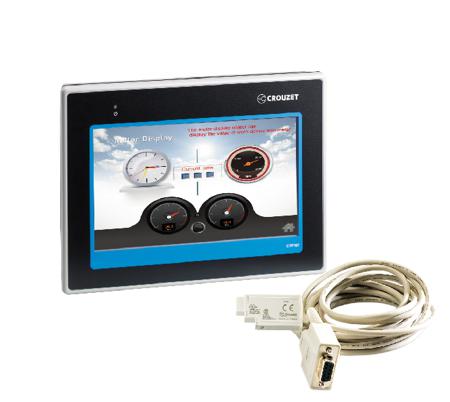 88970573 Crouzet HMI Enclosure 246.4mm For Use With HMI CTP110-E, PLC Millenium 3