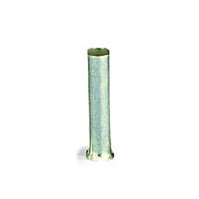 216-102-1 WAGO, 216 Ferrule, 8mm Pin Length, 2.3mm Pin Diameter, Silver