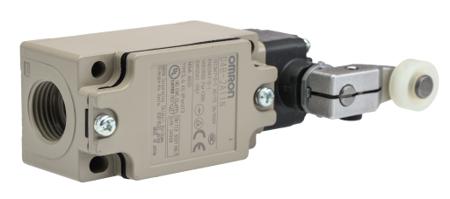 D4B-2A11N IP67 Slow Action Limit Switch Roller Lever Metal, 2NC, 600V