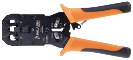 472-6762 Tempo Hand Crimp Tool for RJ9 Connector, RJ11 Connector, RJ12 Connector, RJ45 Connector