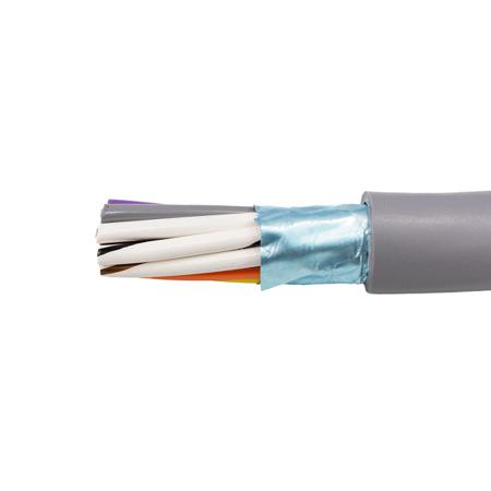 1299/12C SL001 Alpha Wire Alpha Essentials Communication & Control Control Cable, 12 Cores 22 AWG, Screened, 305 m, Grey Polyvinyl