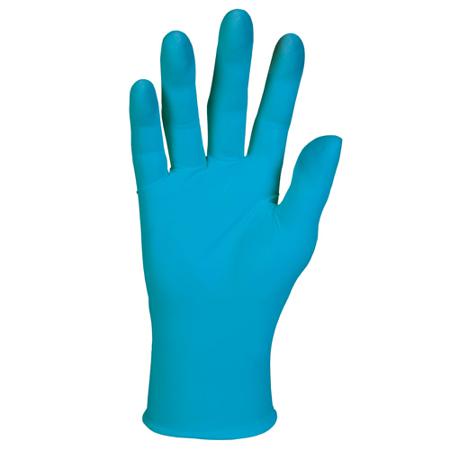 57371 Kimberly Clark G10 Blue Nitrile Gloves, Size 7, Small, Food Safe