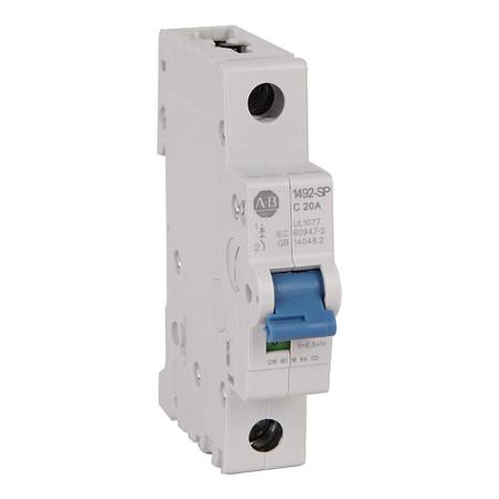 1492-SPM1C050 Rockwell Automation 1492-SPM MCB, 1P Poles, 5A Curve C, 277V AC, 48V DC
