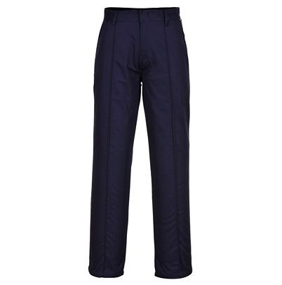 2885NAR40 Portwest 2885 's Navy Trousers Scratch-Free Sewn, Size 40 40in W 109cm L