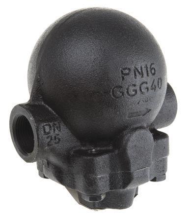 1458600 Spirax Sarco 4.5 bar Iron Thermostatic Steam Trap, 1 in BSP Female