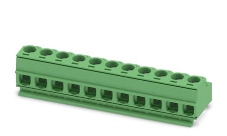 1755826 Phoenix Contact, 5mm Pitch, PT 1.5/11-PH-5.0 CLIP, 11 Way, Pluggable Terminal Block, Plug, Screw Termination,