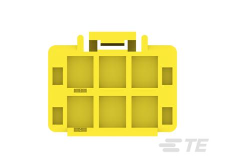 3-1376393-4 TE Connectivity Compact Power Connector Free Hanging (In Line) Plug, 6, Crimp Termination, 10A, 300 V AC