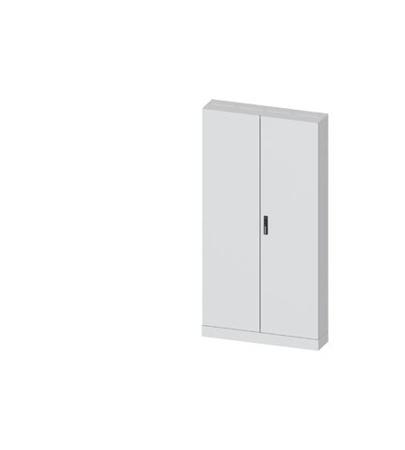 8GK1333-8KN43 Siemens ALPHA 630 Series Steel Double-Door-Door Floor Standing Enclosure, Plain Door Door, IP55, 1950 x 1050 x 250mm