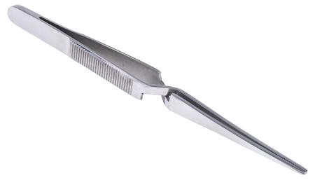 545-193 RS PRO 150 mm, Stainless Steel, Serrated, Tweezers