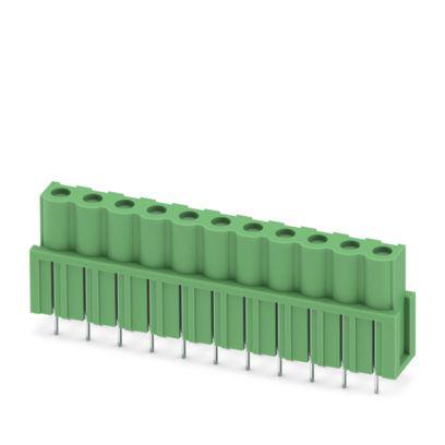 1786035 Phoenix Contact ICV Series Wave Soldering Mount PCB Header, 11 Contact(s), 5.08 mm Pitch, 1 Row, Shrouded