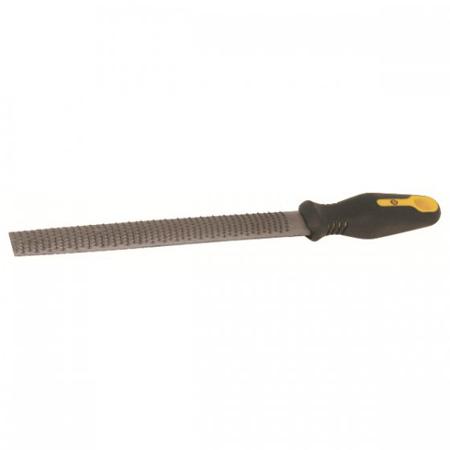 T0107 08 CK 200mm, Half Round Engineers File With Soft-Grip Handle