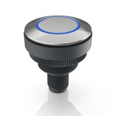 1.11.011.801/0600 RAFI RAMO 30 T Series Blue Indicator, 20 → 28V dc, 30.3mm Mounting Hole Size, Threaded Ring Termination, IP66,