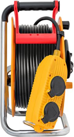 1202461 brennenstuhl 38.5m 4 Socket Type E - French Cable Reel Open Reel, 230 V, IP44