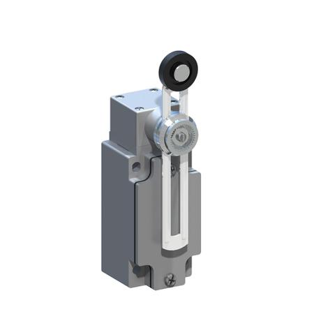 136-239 RS PRO Adjustable Roller Lever Limit Switch, 1NO/1NC, IP66, Aluminium Housing, 400V ac Max, 10A Max