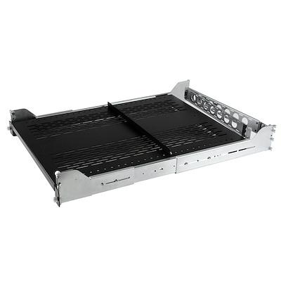 UNISLDSHF192 StarTech.com UNI Series Black Shelf, 2U, 22.7kg Load, 483mm x 803mm