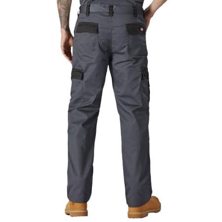 DK0A867QK161 Dickies DK0A867Q 's Grey/Blue Trousers Regular Fit, Size 30 16.25 → 16.75in W