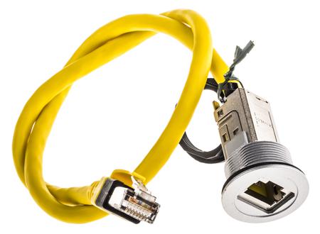 09454521504 HARTING Single-Port RJ45 Plug/RJ45 Socket Coupler, Cat6, Shielded
