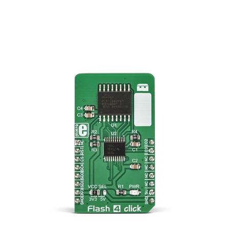 MIKROE-3191 MikroElektronika , Flash 4 Click Add On Board