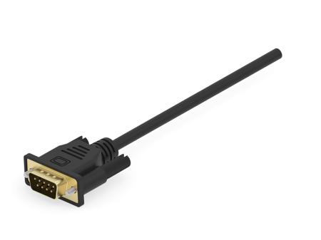 2478170-2 TE Connectivity Male 9 Pin D-sub to Male 9 Pin D-sub Serial Cable, 10ft, AMPLIMITE D-SUBMINIATURE CABLE ASSEMBLIES