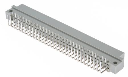 09031646921 HARTING DIN 41612 64 Way 2.54mm Pitch, Type Connector Class C2, 2 Row, Right Angle DIN 41612 Connector, Plug