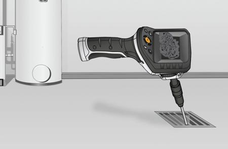 092-948A Laserliner 4mm probe Inspection Camera Kit, 400mm Probe Length, 320 X 240pixels Resolution, LED Illumination