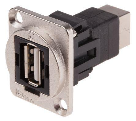 CP30209NM RS Pro FT Series, Version 2.0 USB Adaptor, Panel Mount, Female